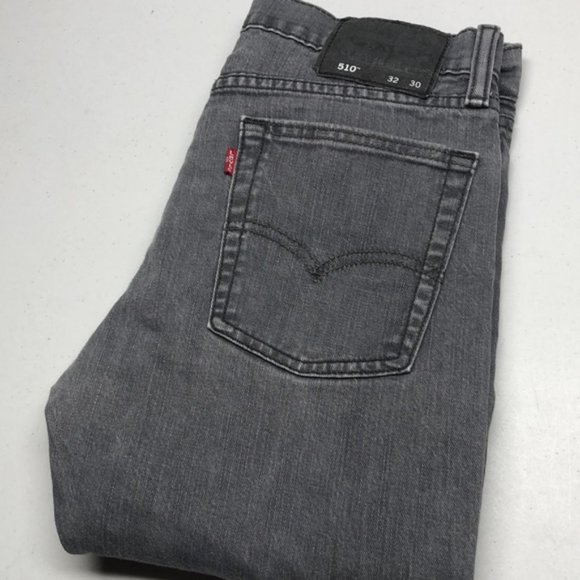 Levi's Other - LIKE NEW MENS LEVI GRAY 510 SKINNY FIT JEANS 32x29 😎